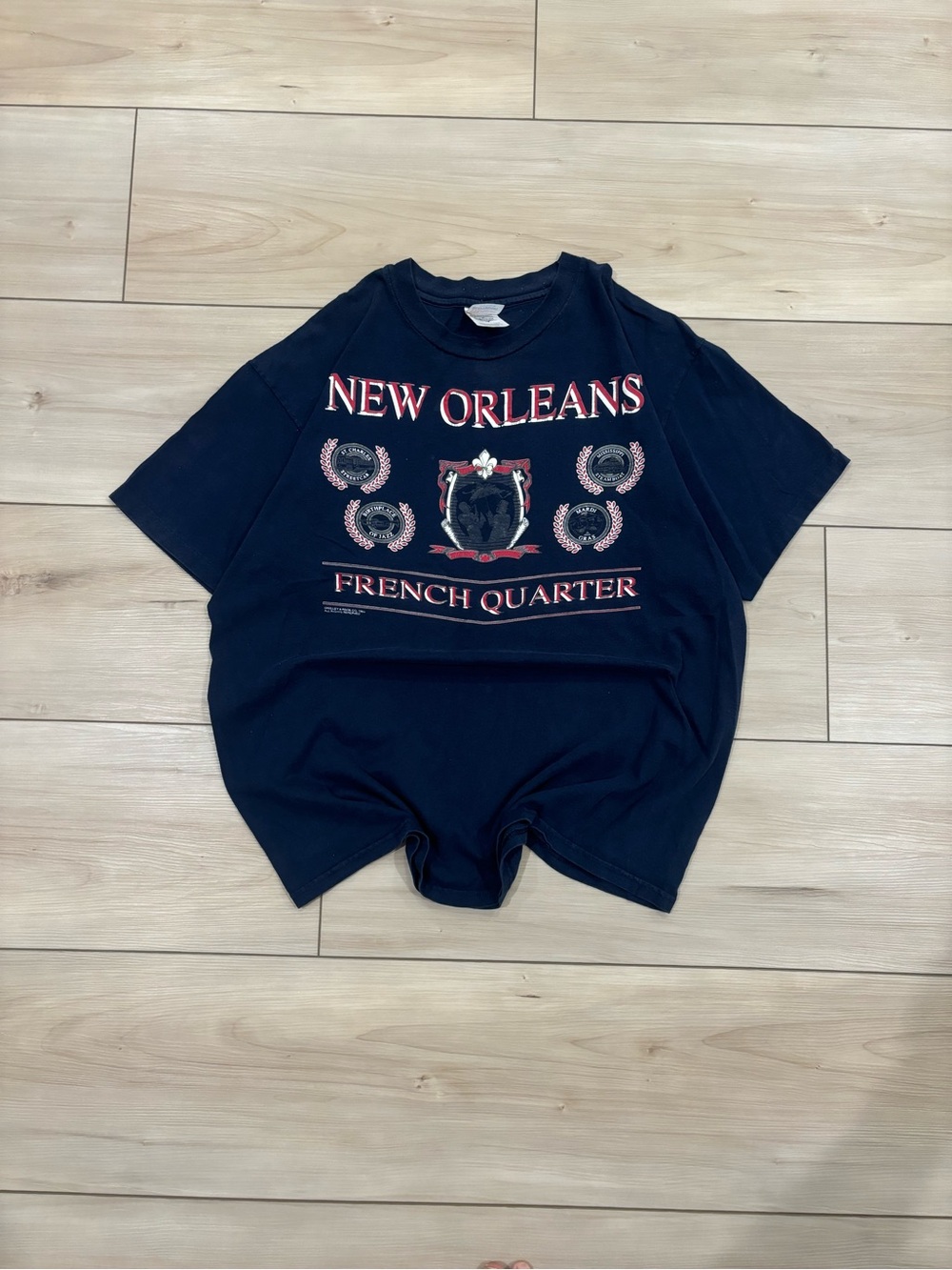 1993 Vintage Hanes Beefy New Orleans French Quarter rare men’s graphic tee